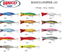 Leurre de Surface Halco Roosta Popper 195
