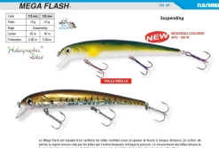 Leurre Mega Flash Flashmer 115 mm
