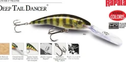 Leurre Rapala Deep Tail Dancer 11 cm 22 gr