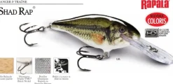 Leurre Rapala Shad Rap 9 cm 15 gr