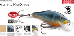 Leurre Rapala Shallow Shad Rap 9 cm 12 gr