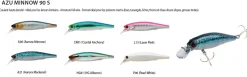 Leurre Sakura Azu Minnow Coulant 90 mm 28 gr
