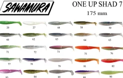 Leurre Souple Sawamura One Up Shad 7