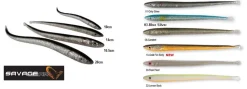Leurres Sandeel Slug's 14 cm Savagear