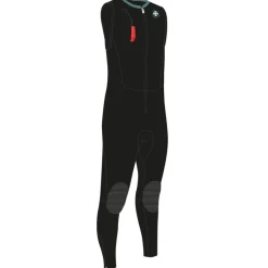 Long John frontzip longe cote homme Ocean Step Optimizer 3/2mm Noir-Oil Blue