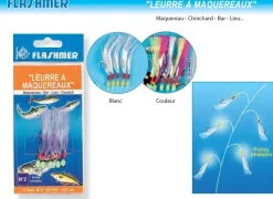 Lot de 3 sachets de 3 Leurres à Maquereaux Flashmer