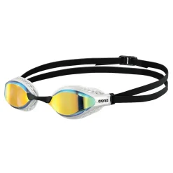 Lunettes de natation Arena Air-Speed Mirror - Yellow copper white