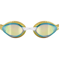 Lunettes de natation Arena Air-Speed Mirror - Yellow copper gold multi
