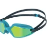 Lunettes de natation Hydropulse Mirror Speedo Navy/ Blue Bay/Yellow Gold - Junior