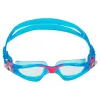 Lunettes natation Aquasphere Kayenne Junior - Transparent / Turquoise
