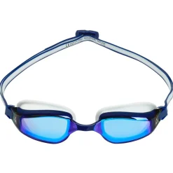 Lunettes natation Aquasphere Fastlane - Effet Miroir Bleu Titane