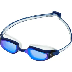 Lunettes natation Aquasphere Fastlane - Effet Miroir Bleu Titane