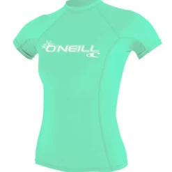 Lycra femme manches courtes O'Neill Basic Skins | Light Aqua