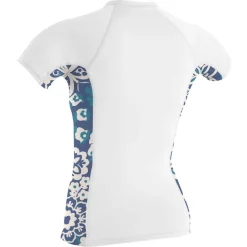 Lycra femme manches courtes O'Neill Basic Skins Christina fleur