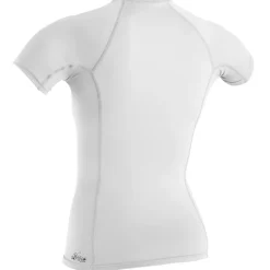 Lycra femme manches courtes O'Neill Basic Skins  Blanc
