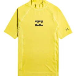 Lycra manches courtes enfants Billabong All Days Acid Green