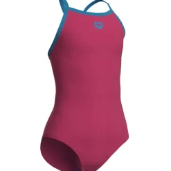 Maillot de bain Arena Junior Light drop solid Rose