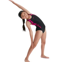 Maillot de bain Hyper Boom Splice Muscleback Speedo Black/Electric Pink/Ecstatic