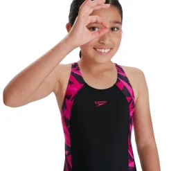 Maillot de bain Hyper Boom Splice Muscleback Speedo Black/Electric Pink/Ecstatic