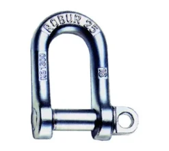 Manille droite Robur galva certifiée, estampillée du 8 au 20mm