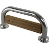 Marche Cape Horn inox avec teck - 270 x 130 mm
