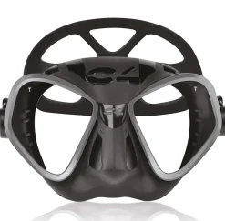Masque chasse sous marine C4 Condor anti buée - Noir