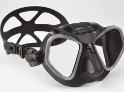 Masque chasse sous marine C4 Condor anti buée - Noir