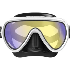 Masque Cressi Honey Femme Blanc / Noir UV 420 Bleu / Jaune