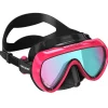 Masque Cressi Honey Femme Noir / Fuschia UV 420 Bleu / Orange