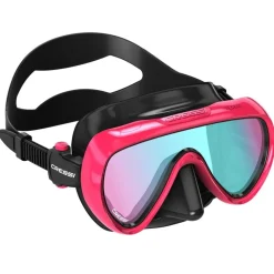 Masque Cressi Honey Femme Noir / Fuschia UV 420 Bleu / Orange