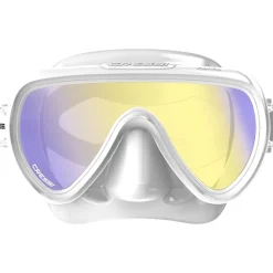 Masque Cressi Honey Femme Blanc UV 420 Bleu / Jaune