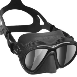 Masque Cressi Quantum Anti buée Noir / Verre Ultra Vision Argent