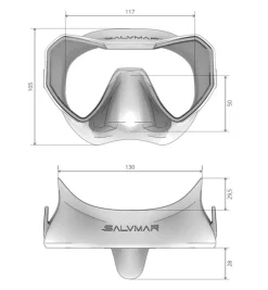 Masque de plongée Salvimar Néo - Jaune