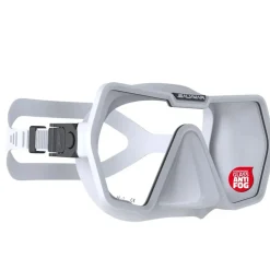 Masque de plongée Salvimar Drake sangle élastique anti-buée - Blanc