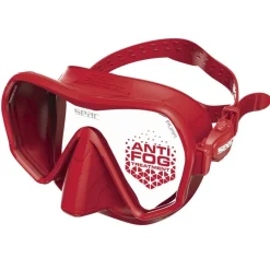 Masque de plongée Seac Sub Pura Anti-buée Rouge