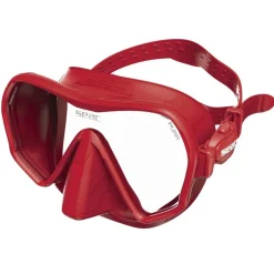 Masque de plongée Seac Sub Pura Anti-buée Rouge
