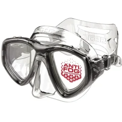 Masque de plongée Seac Sub Clear Anti-buée Transparent Noir