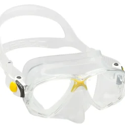 Masque de plongée sous marine Cressi Marea Jaune/Transparent