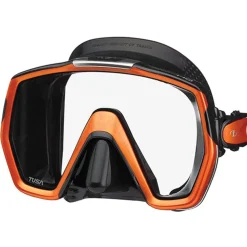 Masque de plongée Tusa Freedom HD Noir/Orange