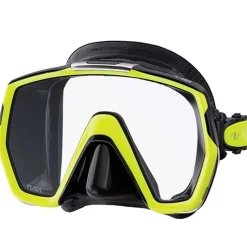 Masque de plongée Tusa Freedom HD Noir/Jaune