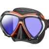 Masque de plongée Tusa Paragon Noir/Orange