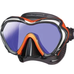 Masque de plongée Tusa Paragon S Noir/Orange
