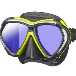 Masque de plongée Tusa Paragon Noir/Jaune