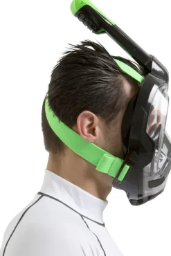 Masque facial intégral Snorkeling Seac sub Unica Adulte Lime L/XL