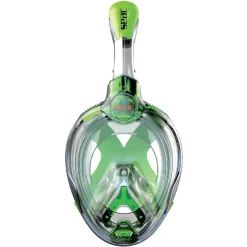Masque facial intégral snorkeling Seac Unica Lime Junior 6+