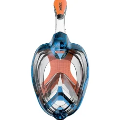 Masque Facial snorkeling Seac sub Magica Bleu/Orange - Taille S/M