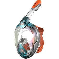 Masque facial snorkeling Seac sub Magica Bleu Junior 6 ans et +