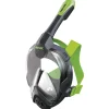 Masque Facial snorkeling Seac sub Libera - Noir/Vert - Taille L/XL
