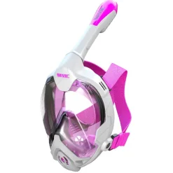Masque Facial snorkeling Seac sub Magica Blanc-Rose XS/S 8 ans et +