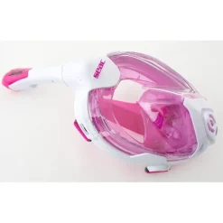Masque Facial snorkeling Seac sub Magica Blanc-Rose XS/S 8 ans et +